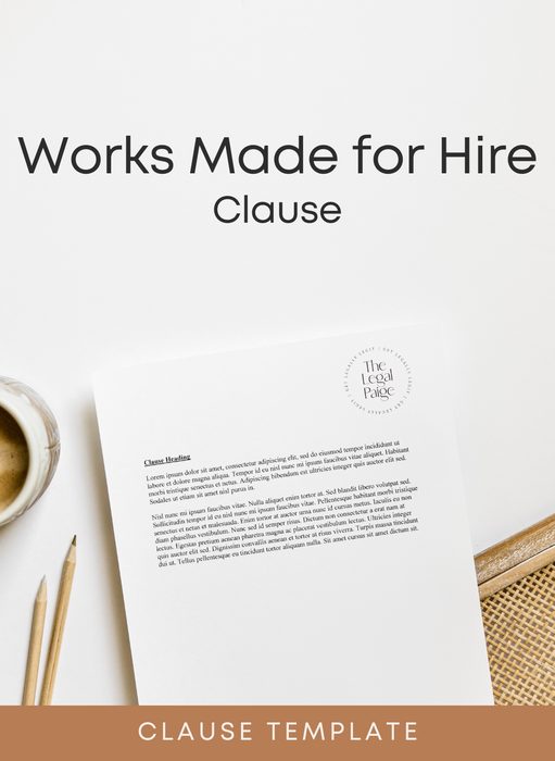 The Legal Paige - Works Made for Hire Clause